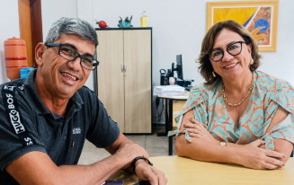 Vereador Alex Cadeirante se reuniu com a secretária de Assistência Social, Shirley Zarpelon (Foto: Assessoria/CMD)