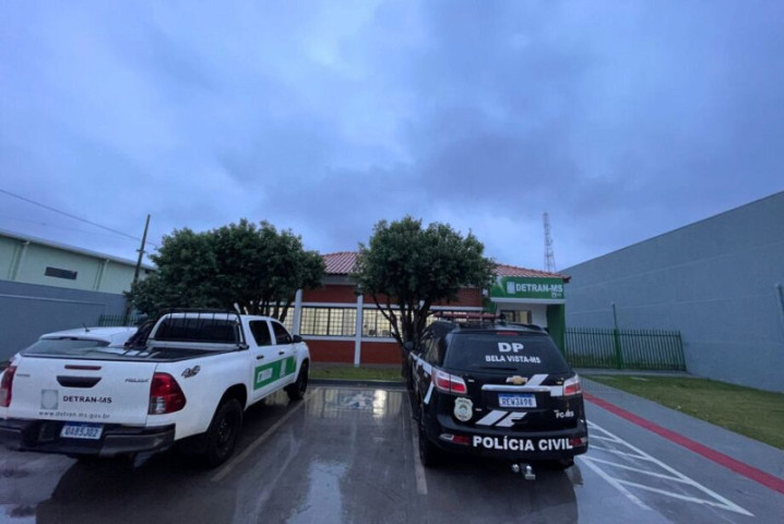 Operação "Gravame", em junho de 2023, apurava os crimes de corrupção ativa e passiva, falsidade ideológica e inserção de dados falsos em sistemas de informação do Detran-MS - Divulgação: Polícia Civil