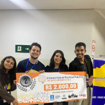 Equipe com acadêmico da UEMS conquista 2º lugar em hackathon estadual com projeto para juventude rural