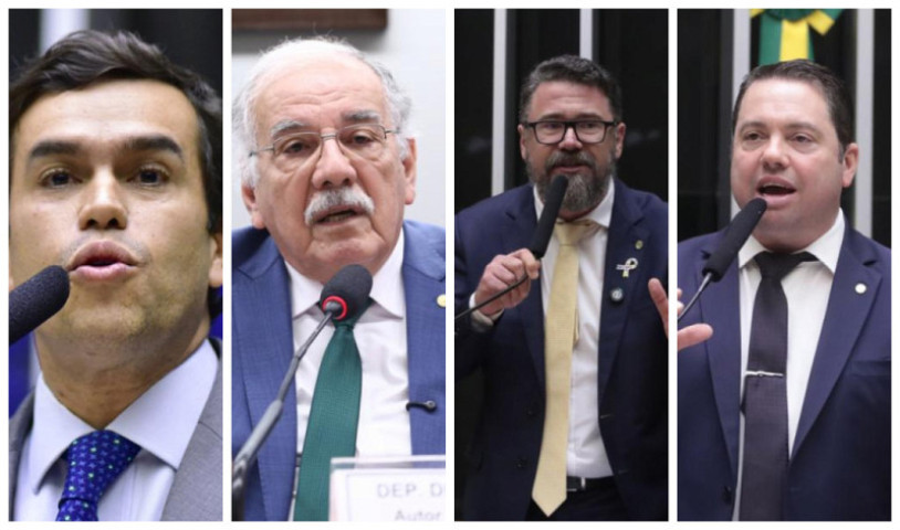 Beto Pereira, Ovando, Pollon e Rodolfo são favoráveis a atual escala 6X1 - Foto: Montagem