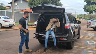 Verdadeira autora Loara foi presa horas após o crime; Foto: Leandro Holsbach/Alerta Dourados