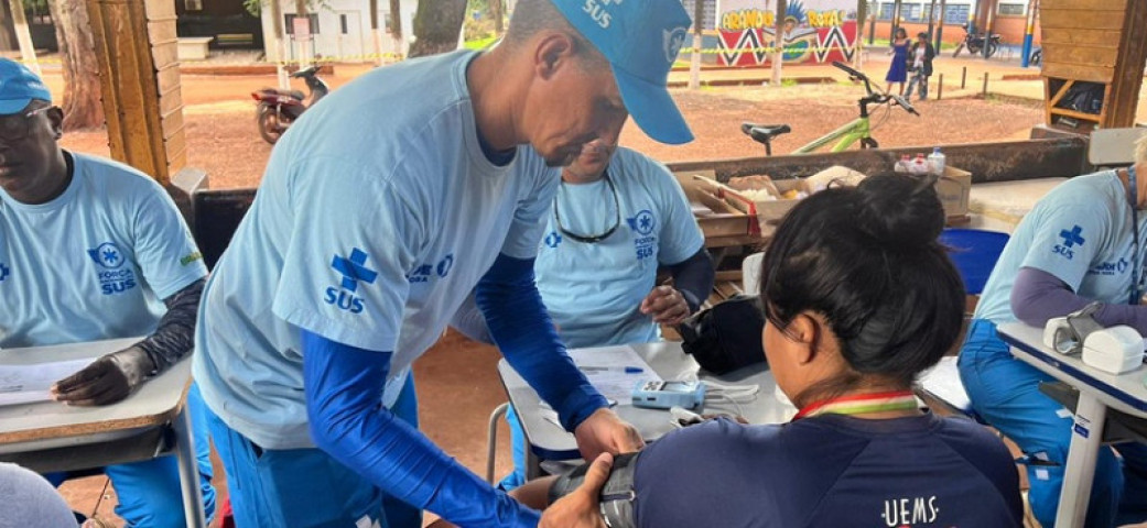 No início da epidemia, Reserva Indígena chegou a receber hospital de campanha - Foto: Dourados Agora