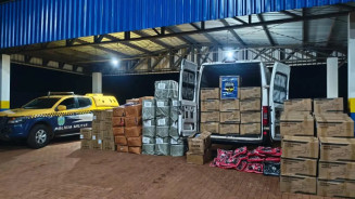 Carga de R$ 180 mil em mercadorias estrangeiras é apreendida na MS-162; dupla é detida em Maracaju
