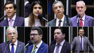 Bancada federal de MS - Foto: Montagem
