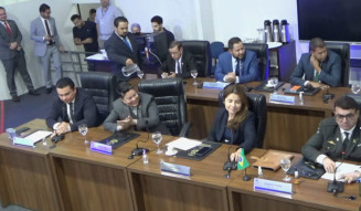 Isa acompanhou a votação e aplaudir vereadores que salvaram o mandato por unanimidade - Foto: Reprodução