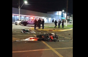 Motociclista morreu antes da chegada do socorro - Foto: Reprodução/Sidnei Bronka