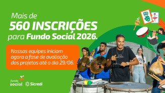 Sicredi Centro-Sul MS/BA encerra inscrições para o Fundo Social 2026 com mais de 560 projetos cadastrados