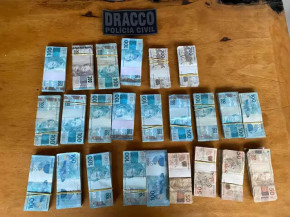 Polícia apreendeu R$ 222 mil na casa de um médico - Foto: PCMS