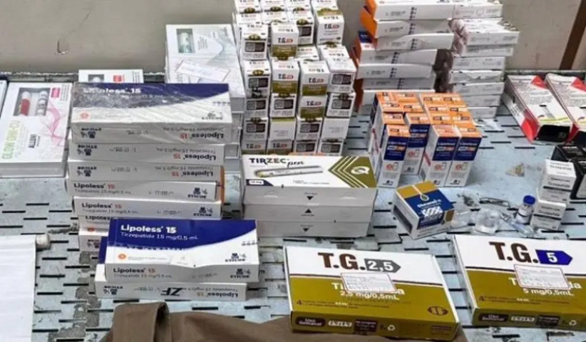 Apreensão de emagrecedores do Paraguai nos Correios | (Divulgação/Vigilância Sanitária)