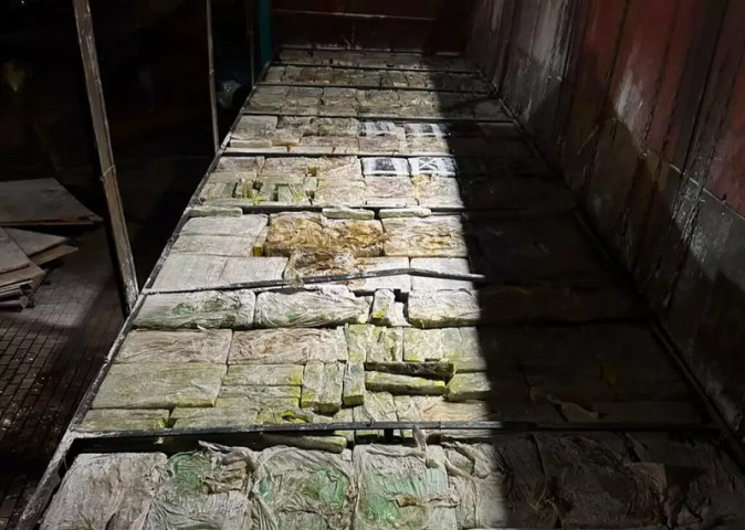 Carreta carregada com 4,4 toneladas de maconha (Foto: Divulgação)
