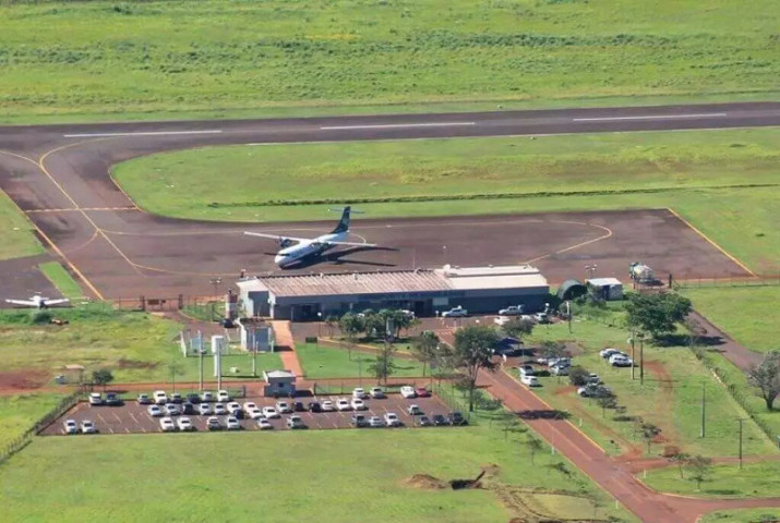 Vista aérea do aeroporto de Dourados - Foto: Arquivo
