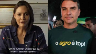 Flávio Bolsonaro reage a críticas de Michelle e nega tê-la desrespeitado