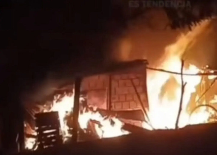 Homem sofre queimaduras graves após incêndio destruir casa em Ponta Porã