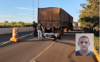 Segurança morre ao atingir carreta parada no meio da BR-163 entre Dourados e Itaporã  Luiz Guilherme e Sidnei Bronka  Policial  29/06/2026 às 07:30  Paulinho bateu na traseira do veículo quando seguia para o trabalho, em Dourados; Fotos: Sidnei Bronka/Ligado Na Notícia