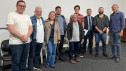 Comissão de Educação em reunião com representantes do Simted e dos professores de apoio pedagógico para organizar a Audiência Pública (Foto: Assessoria/CMD)