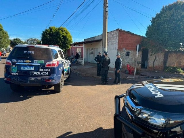 Jovem foi assassinado hoje em Nova Andradina (Foto: Jornal da Nova)