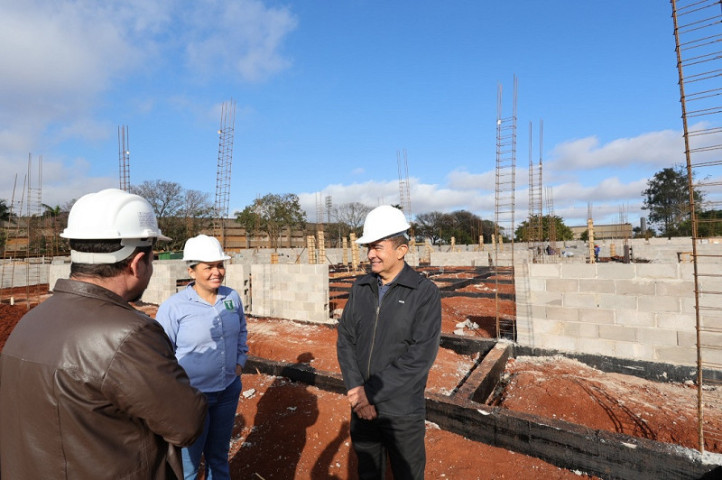 Obra iniciada em fevereiro, no Parque dos Jequitibás contemplará diversas especialidades clínicas e representará avanço em saúde pública para Dourados e região- Foto: A. Frota
