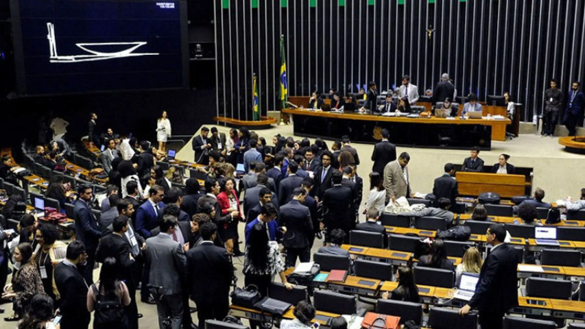 Bancada da Câmara dos Deputados em 2018. (Foto: Luís Macedo/Câmara dos Deputados)