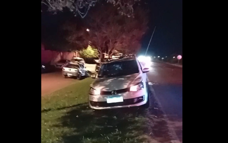 Veículo atingiu Terrinha, que não resistiu - Foto: Itaporã News/Reprodução