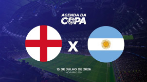 Inglaterra e Argentina disputam hoje vaga na final da Copa do Mundo