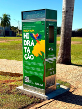 Sicredi entrega bebedouro público em Bonito e reforça compromisso com a qualidade de vida da comunidade