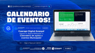 Prefeitura lança calendário digital para divulgar ações e eventos oficiais em Caarapó