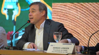 Ministro do STF, André Mendonça, em evento promovido pela Fiems (Fiems, Divulgação)