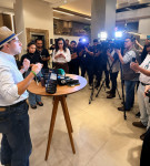 Renan durante coletiva à imprensa em Campo Grande - Foto: reprodução