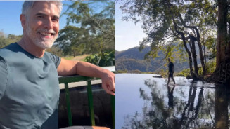 Reynaldo Gianecchini se encanta com Bonito e chama destino de "um dos lugares mais bonitos do Brasil"