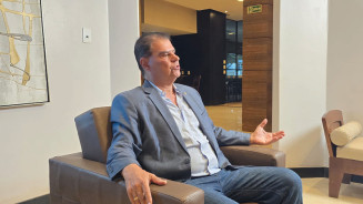 Senador Nelsinho esteve em Dourados nesta segunda-feira onde cumpriu agenda política e concedeu coletiva à imprensa