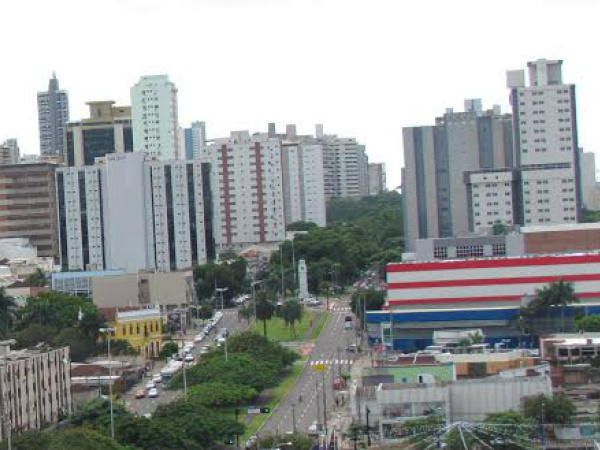 Campo Grande, vista a partir do prédio da Federação das Indústrias de MS - foto: Elvio Lopes
